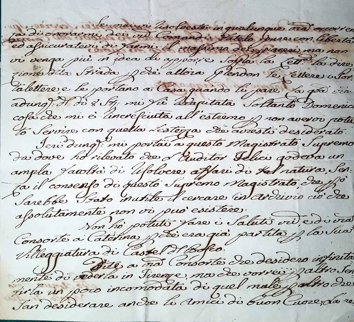 Niccolò Arrighi sua lettera